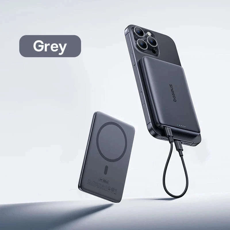 Magnetic Power Bank 5000mAh/10000mAh PD 20W/27W Card-Sized-Pink / 5000mAh / China Mainland