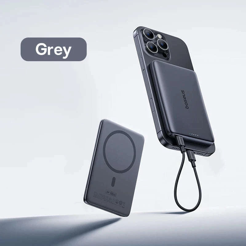 Magnetic Power Bank 5000mAh/10000mAh PD 20W/27W Card-Sized-Pink / 5000mAh / China Mainland