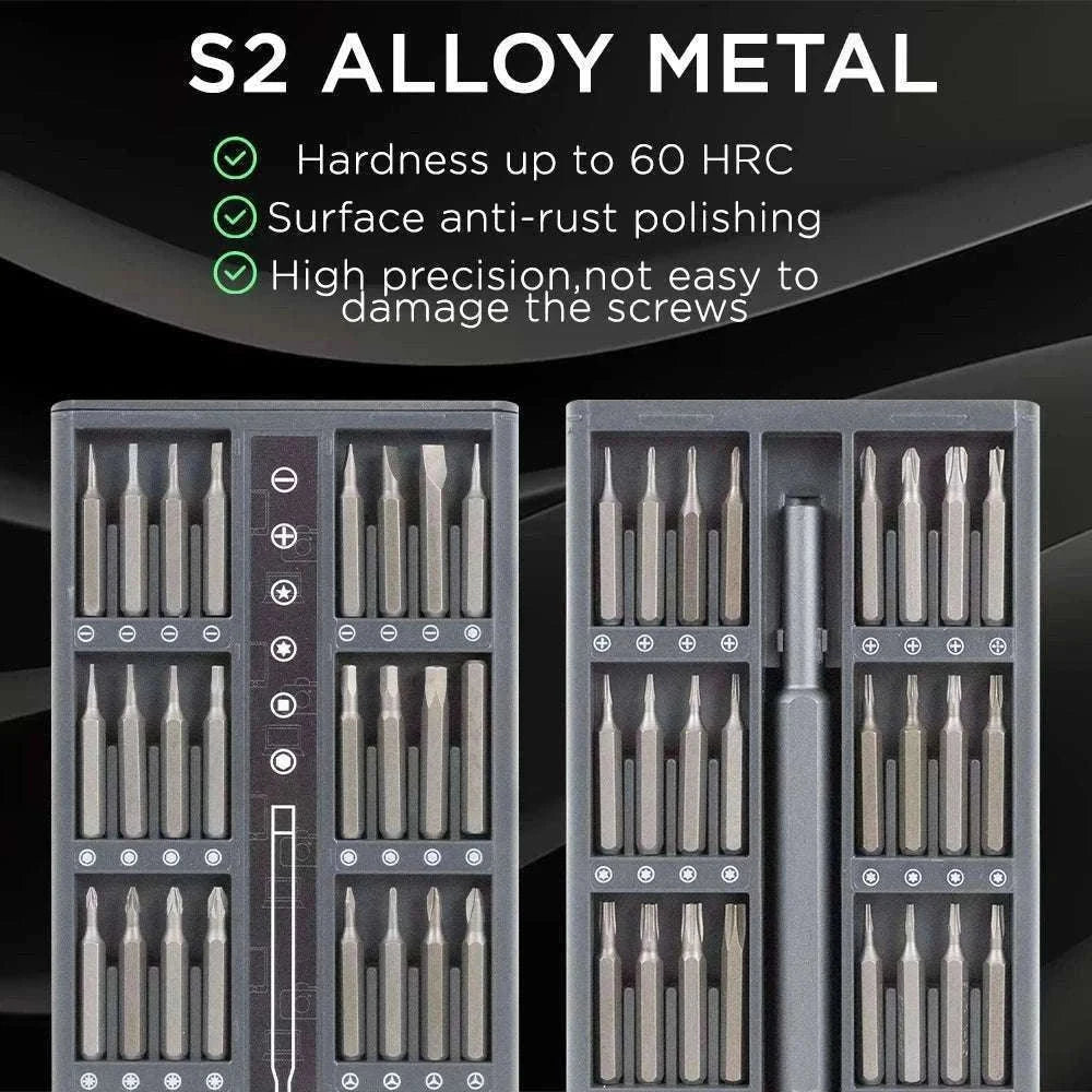 Magnetic Precision Screwdriver Set for Phone and PC Repair-25 pcs / China Mainland
