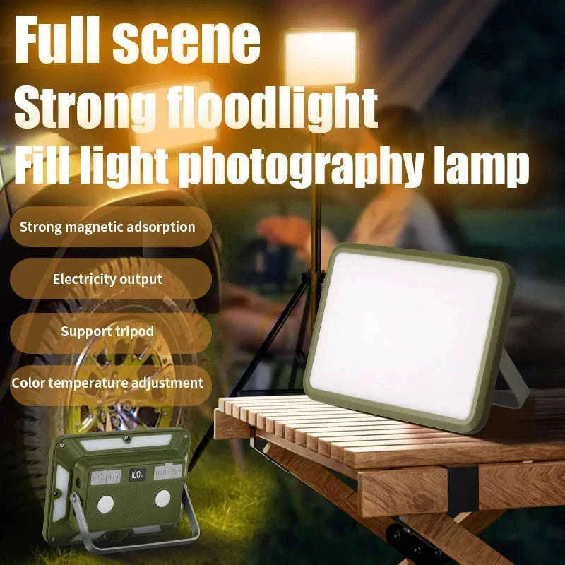 Magnetic Rechargeable LED Camping Light-W505 gray