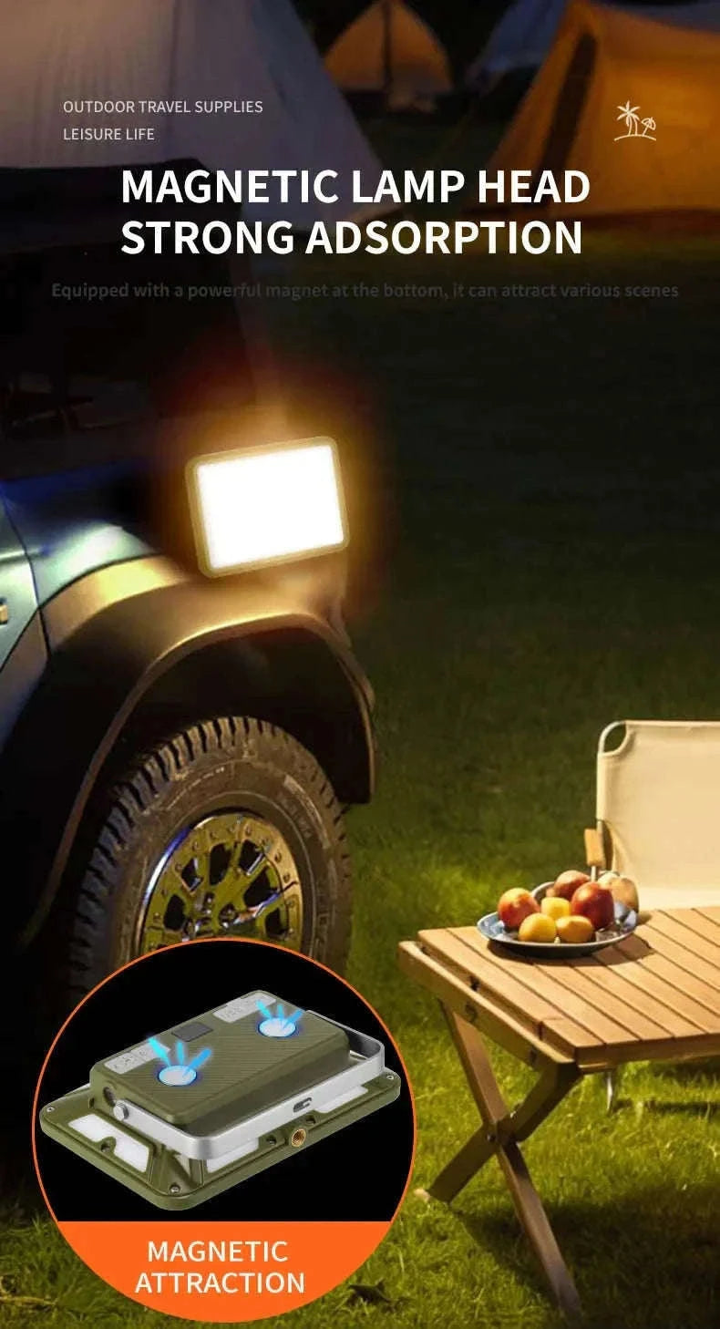 Magnetic Rechargeable LED Camping Light-W505 gray