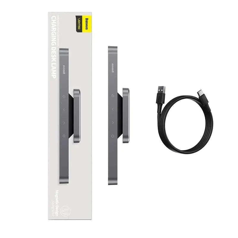 Magnetic Rechargeable LED Desk Light with Stepless Dimming-White