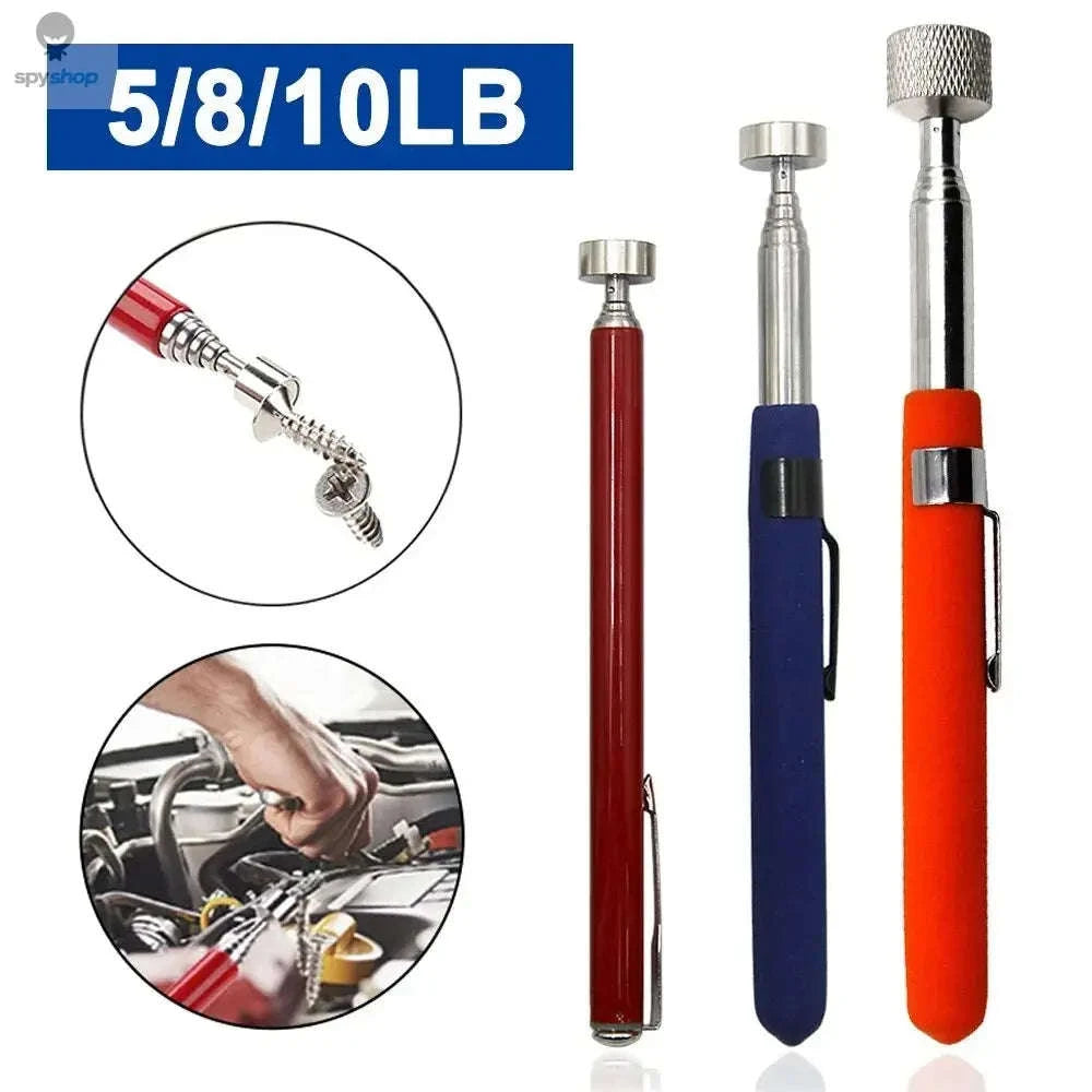 Magnetic Retractable Pickup Tool – Extended Reach, Strong Hold, Compact Design-10 pounds orange