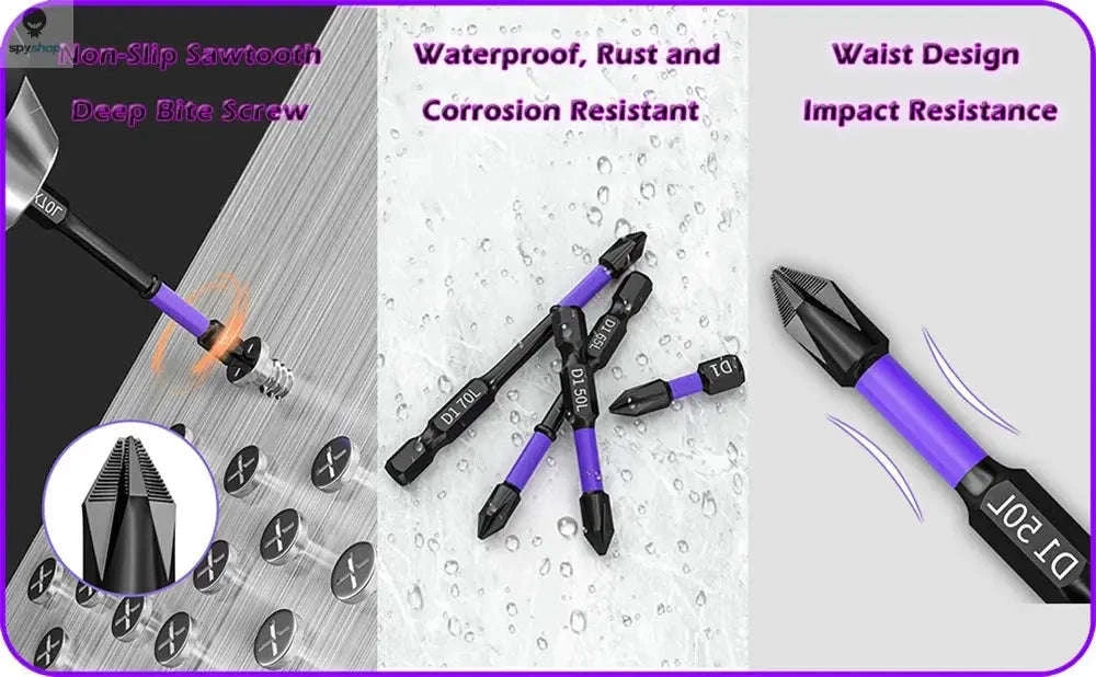 Magnetic Screwdriver Bit Set – Durable, Precise, Impact‑Ready Bits for Every Task-12 Pcs Set