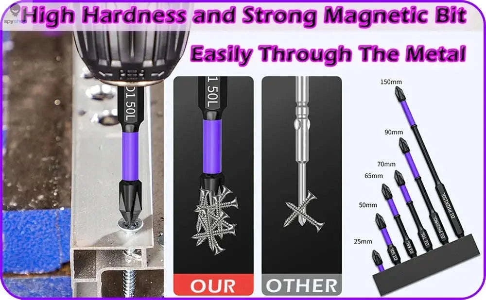 Magnetic Screwdriver Bit Set – Durable, Precise, Impact‑Ready Bits for Every Task-12 Pcs Set