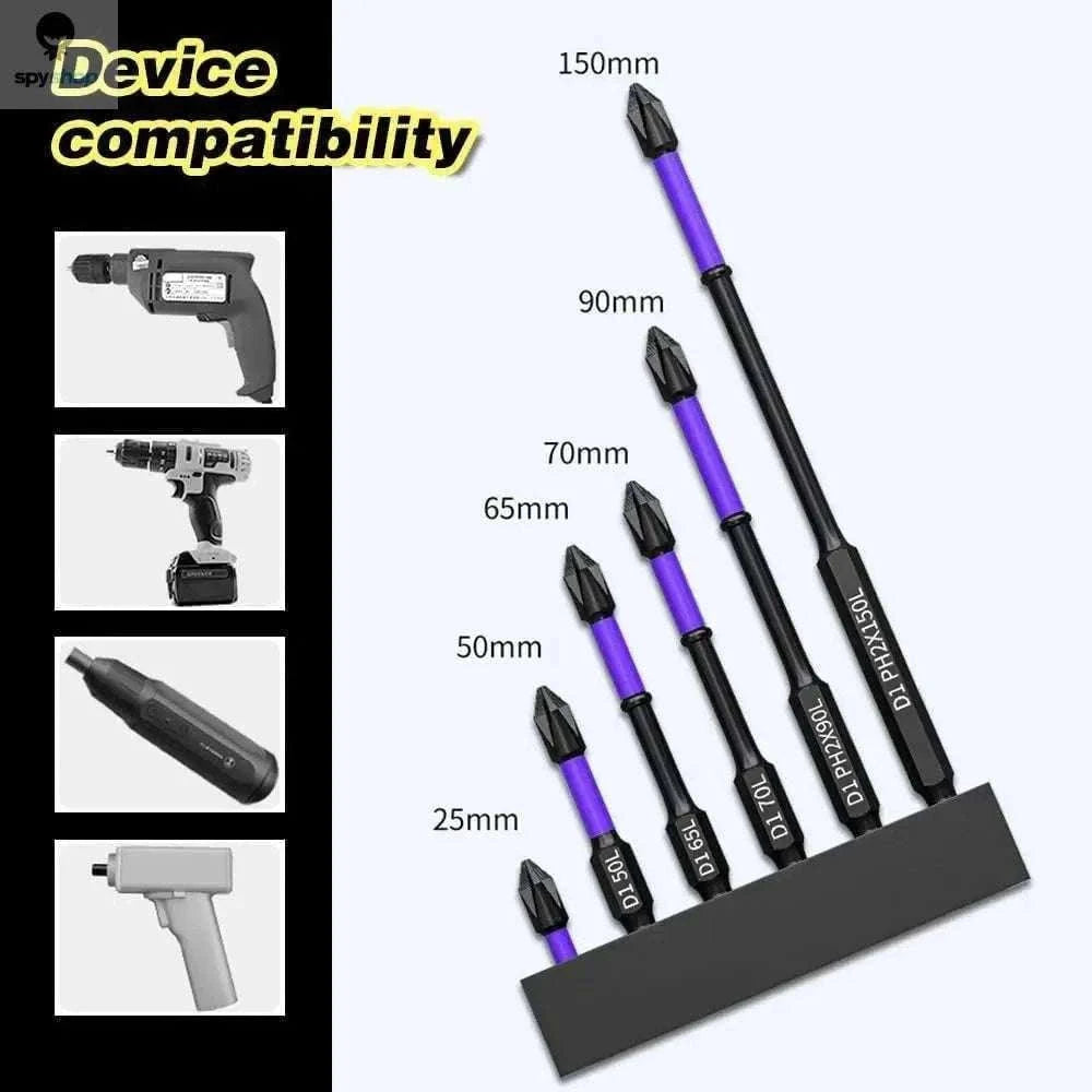 Magnetic Screwdriver Bit Set for Precise, Controlled Fastening-12 Pcs Set
