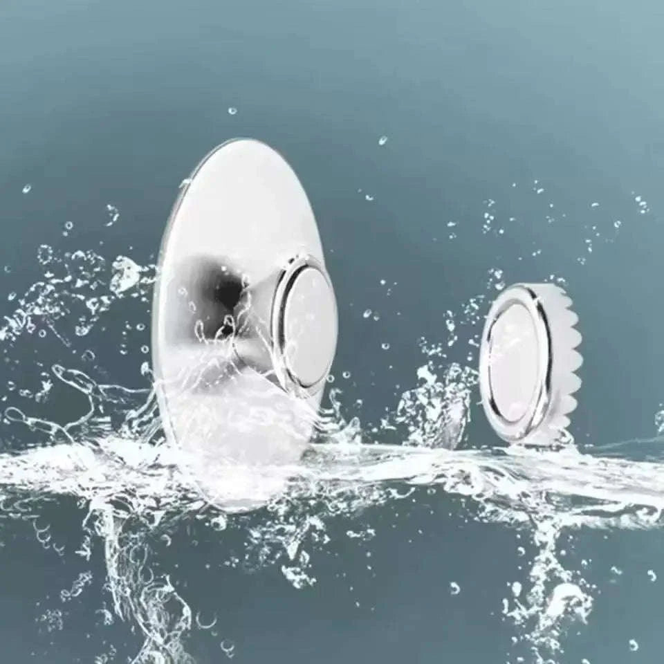 Magnetic Soap Holder – Space-Saving Wall Mount-silver 1set