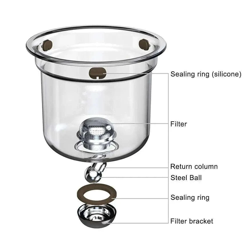 Magnetic Switch Glass Teapot for Clean, Controlled Brewing-White 720ml
