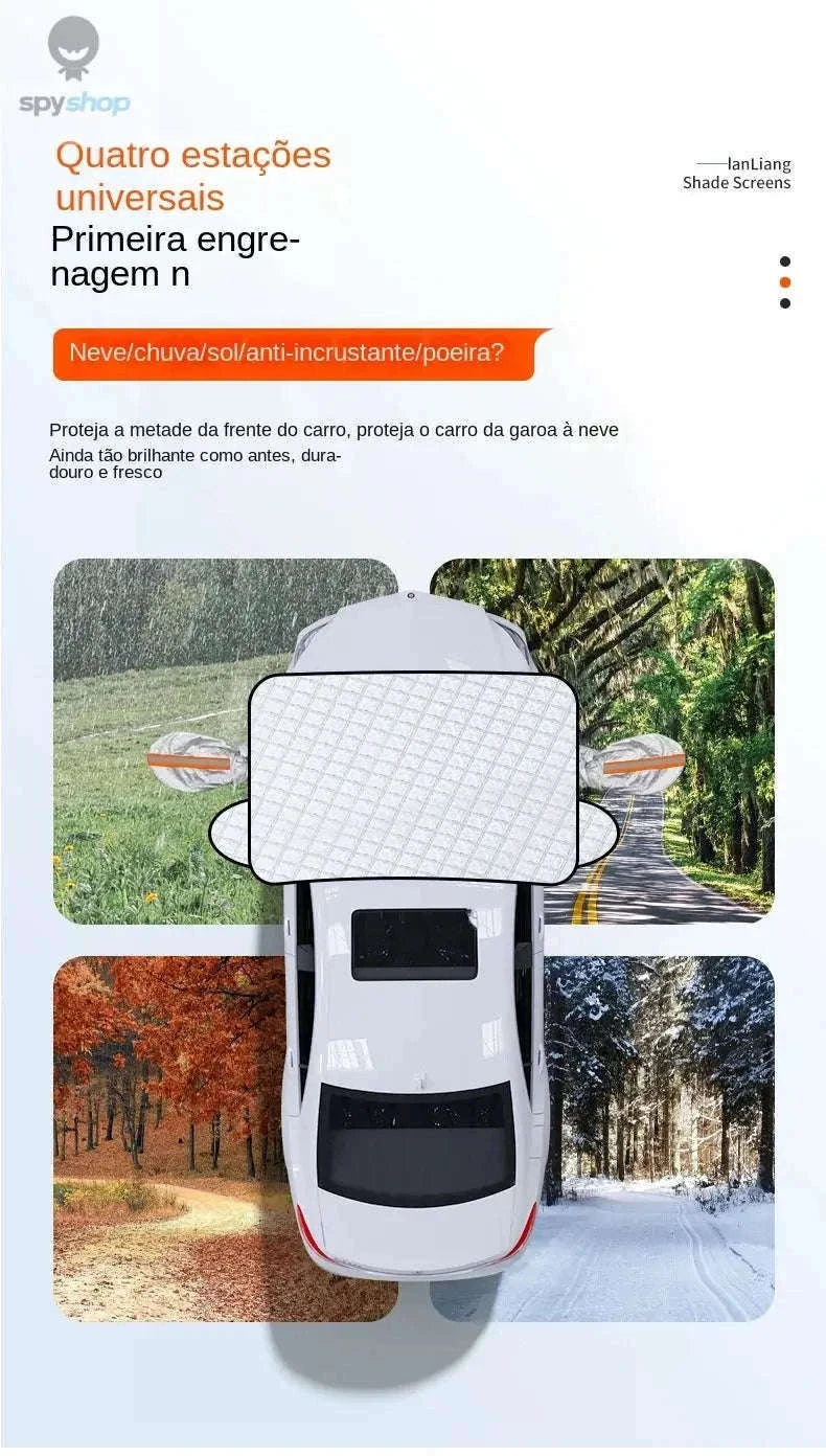 Magnetic Waterproof Car Windshield Sunshade Cover-Large magnet