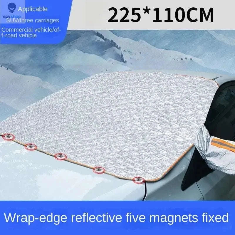 Magnetic Waterproof Car Windshield Sunshade Cover-No magnet small size