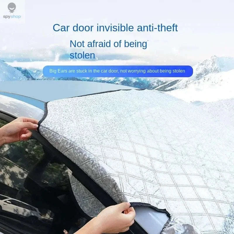 Magnetic Waterproof Car Windshield Sunshade Cover-No magnet small size