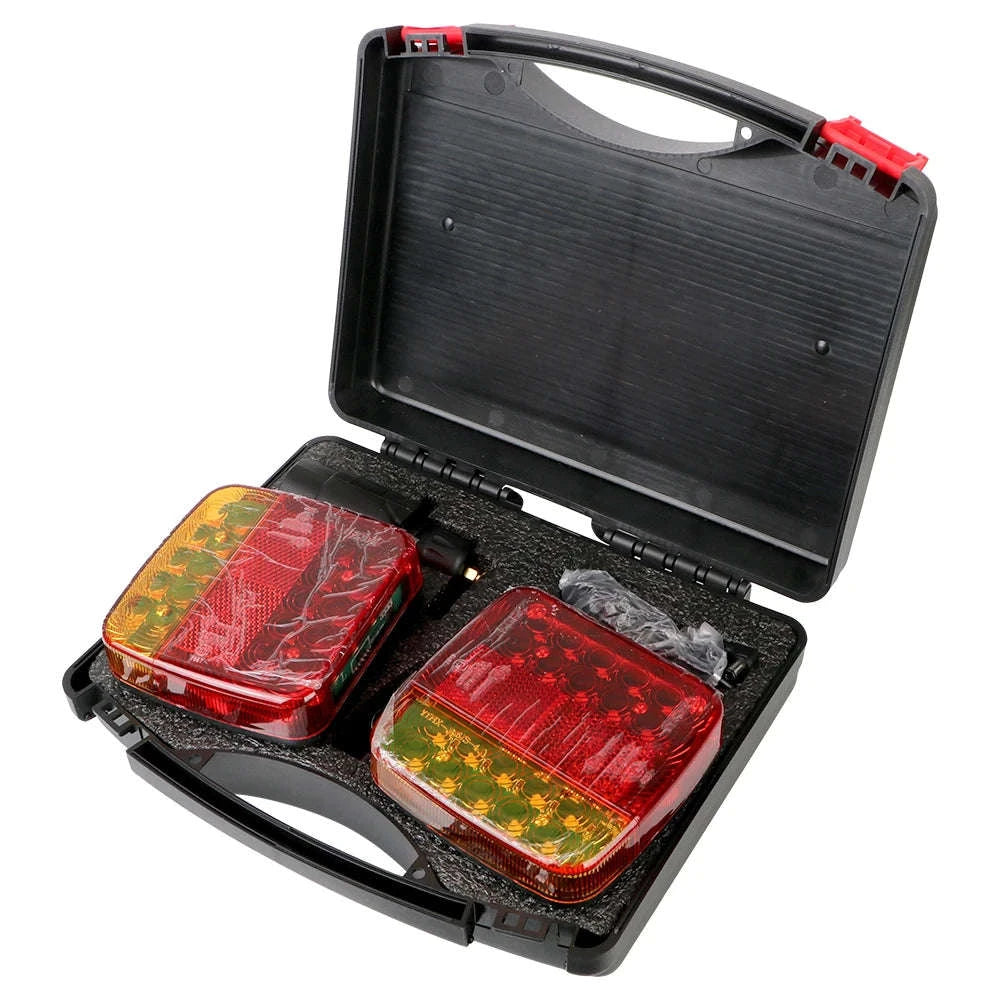 Magnetic Wireless LED Trailer Rear Tail Light-12-24V