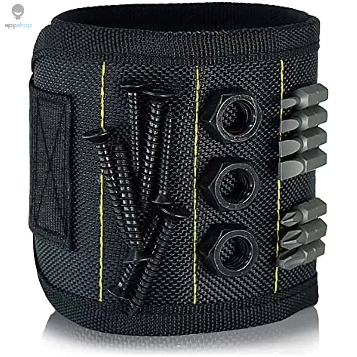 Magnetic Wristband – Hands‑Free Holder for Screws, Nails, and Bits-5 rows of 15 magnets