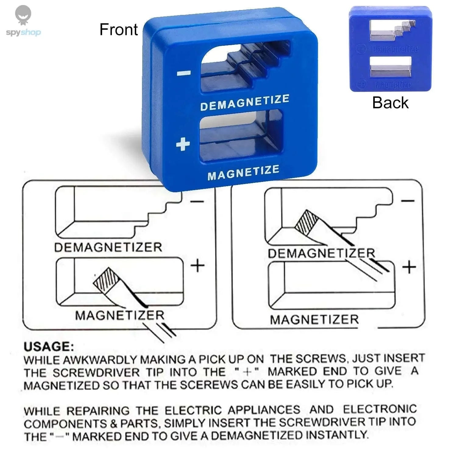 Magnetizer Demagnetizer Tool – Fast Magnetic Control for Precision Work-Blue