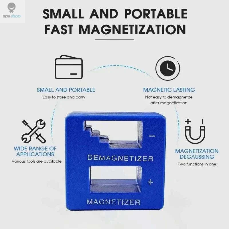 Magnetizer Demagnetizer Tool for Faster, More Accurate Tool Control-Blue