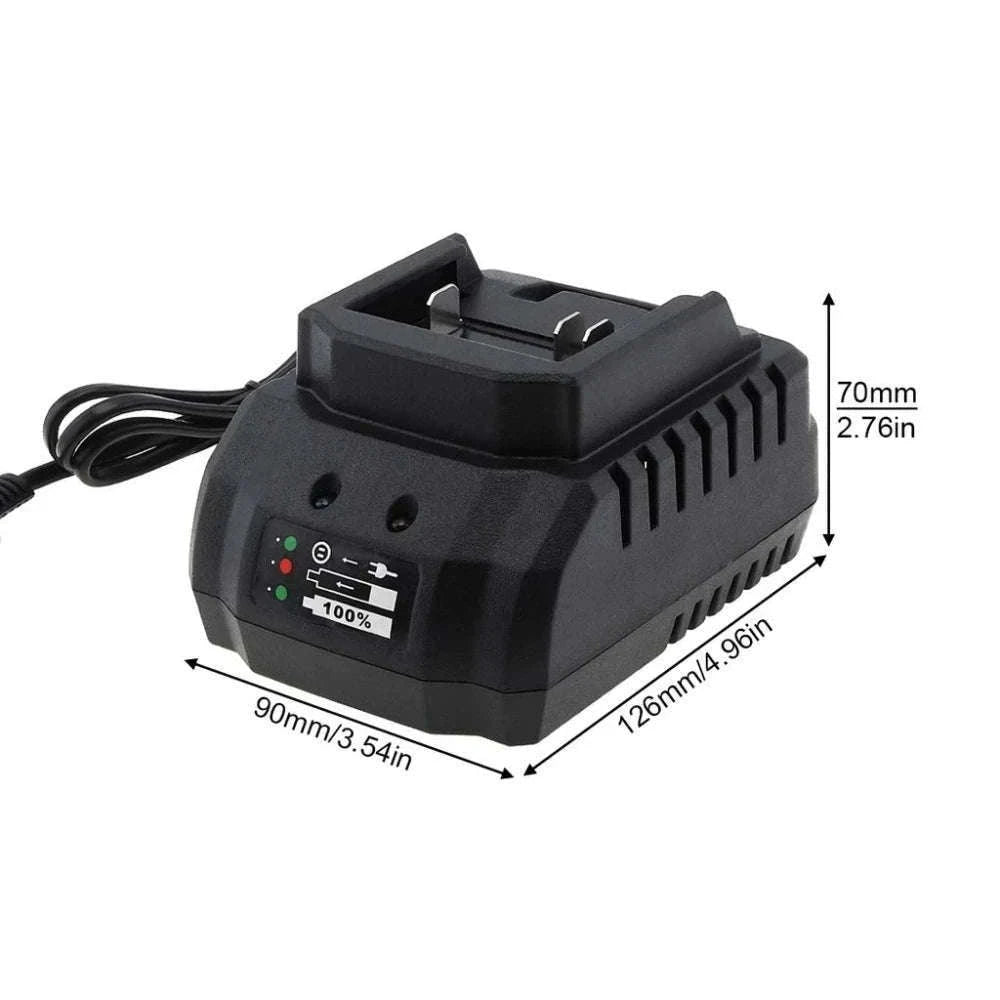 Makita 18V–21V Li-ion Battery Charger Replacement-black / EU