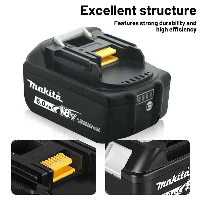 Makita 18V 6.0Ah Rechargeable Lithium Battery-Makita 6AhX1--10C / 18V / france