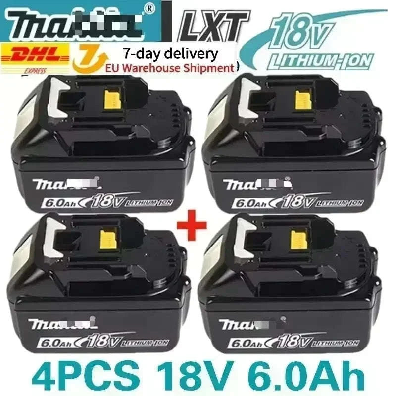 Makita 18V 6.0Ah Rechargeable Lithium Battery-Makita 6AhX1--10C / 18V / france
