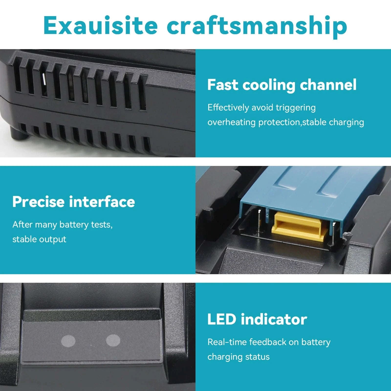 Makita 18V Double Charger EU Plug Replacement-6A Dual Charger / EU / GERMANY
