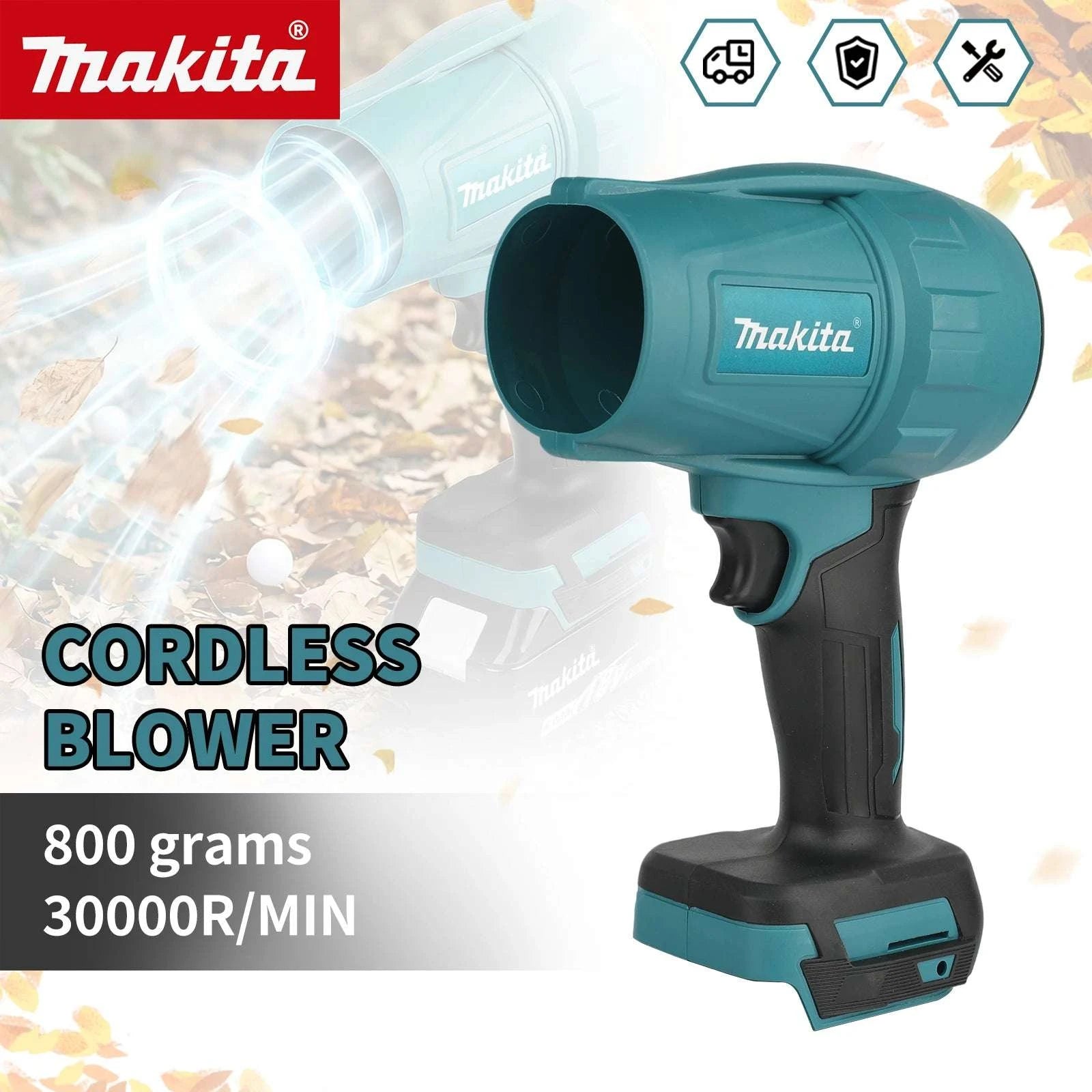 Makita 18V Turbo Blower 30000RPM High Power Cleaning Tool-No battery