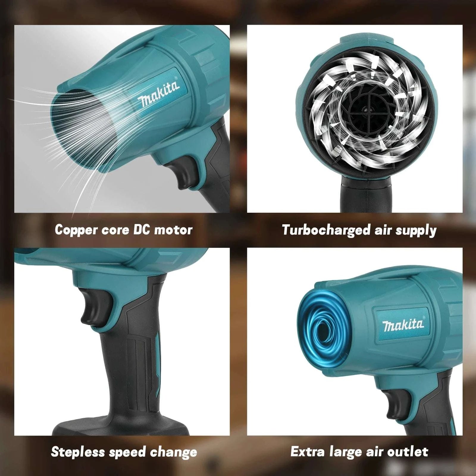 Makita 18V Turbo Blower 30000RPM High Power Cleaning Tool-No battery