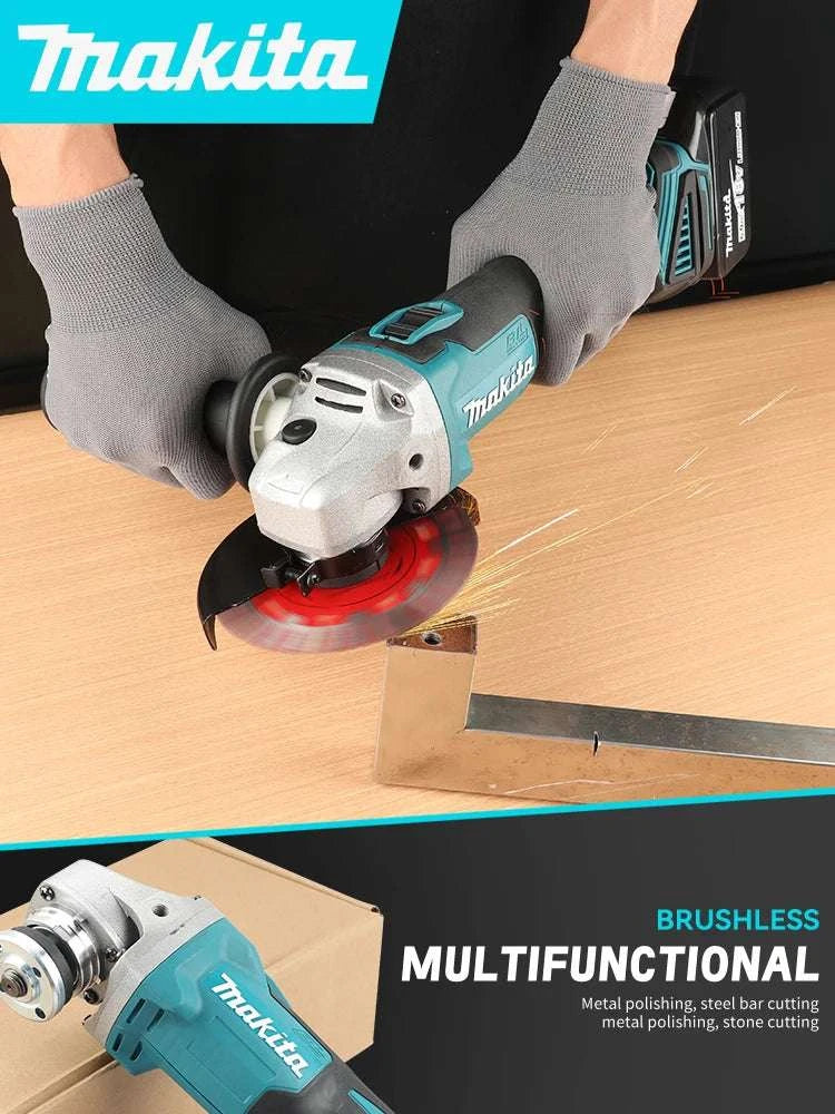 Makita DGA404 18V Brushless Variable Speed 125mm Angle Grinder-No Battery