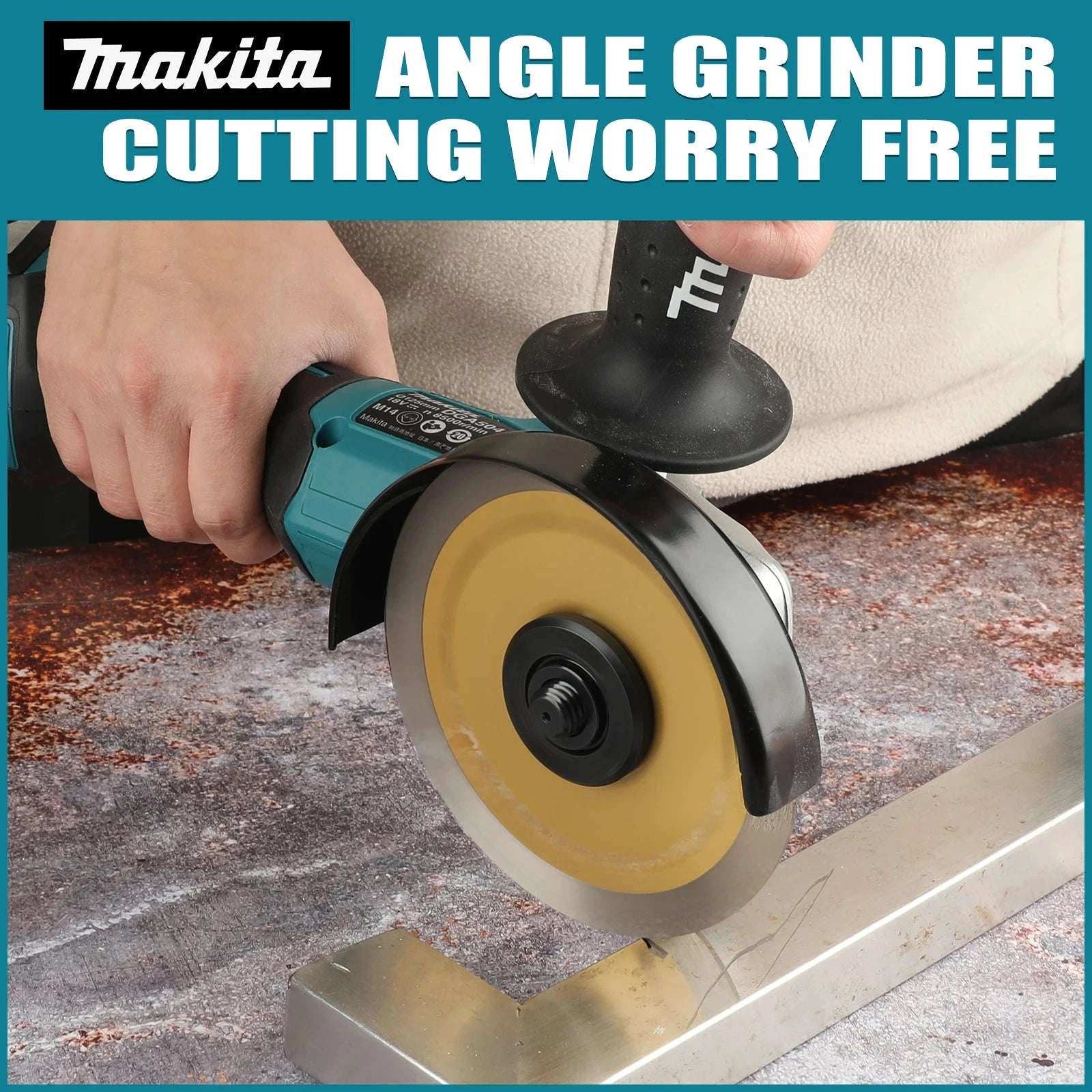 Makita DGA504 125mm Brushless Angle Grinder-bare machine