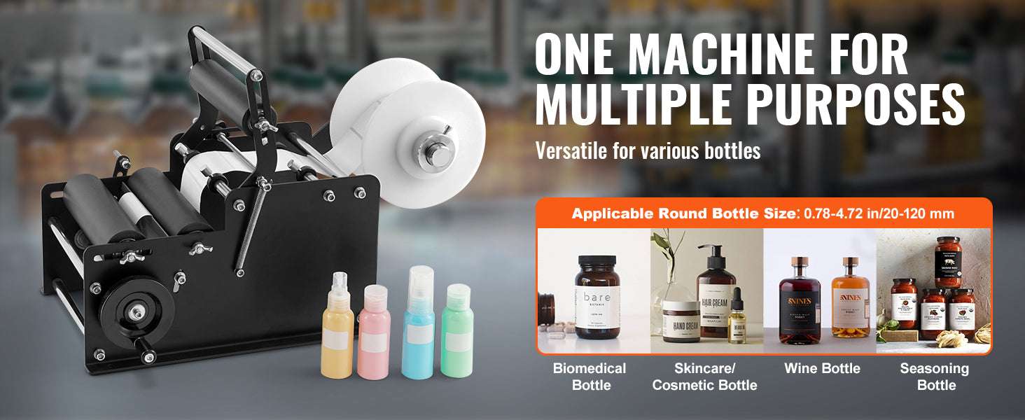 Manual Bottle Labeling Machine 15–20 Bottles/Min Adjustable-MT-30 / GERMANY