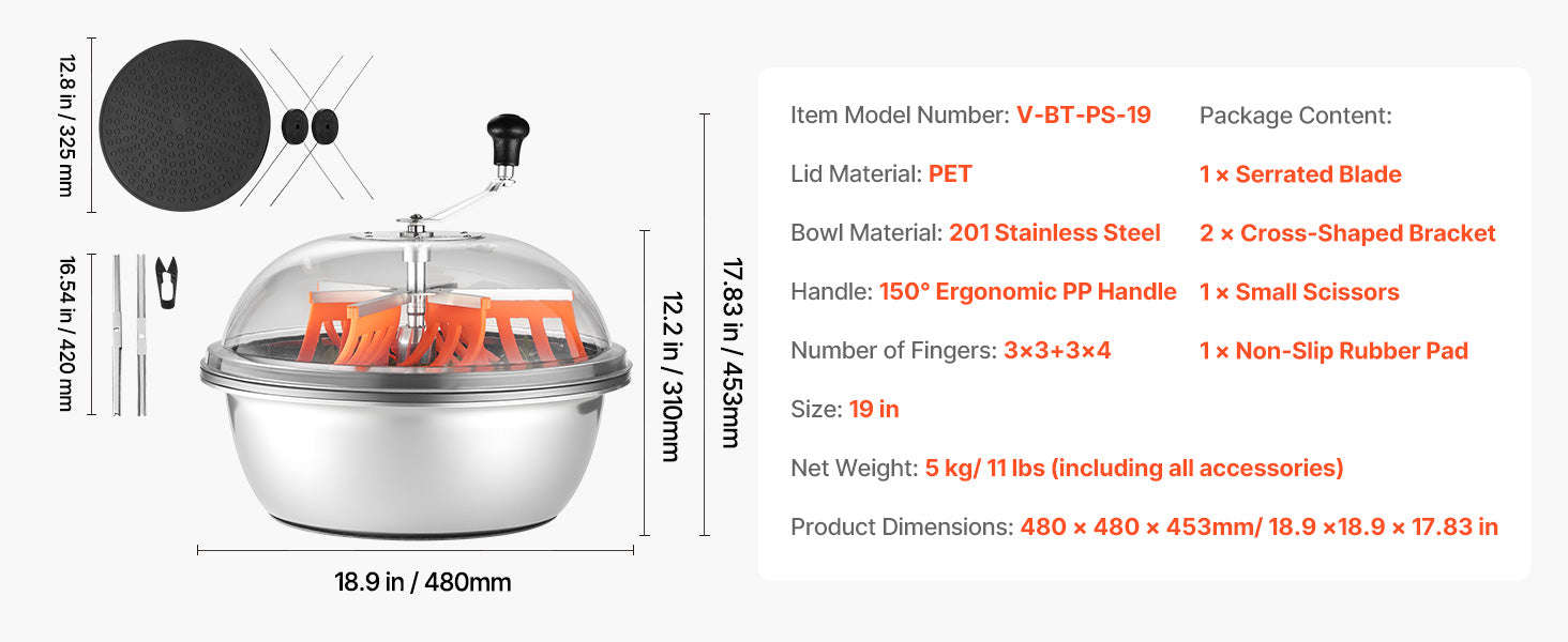 Manual Bud Trimmer with Stainless Steel Blades-13 Inches / CZECH REPUBLIC