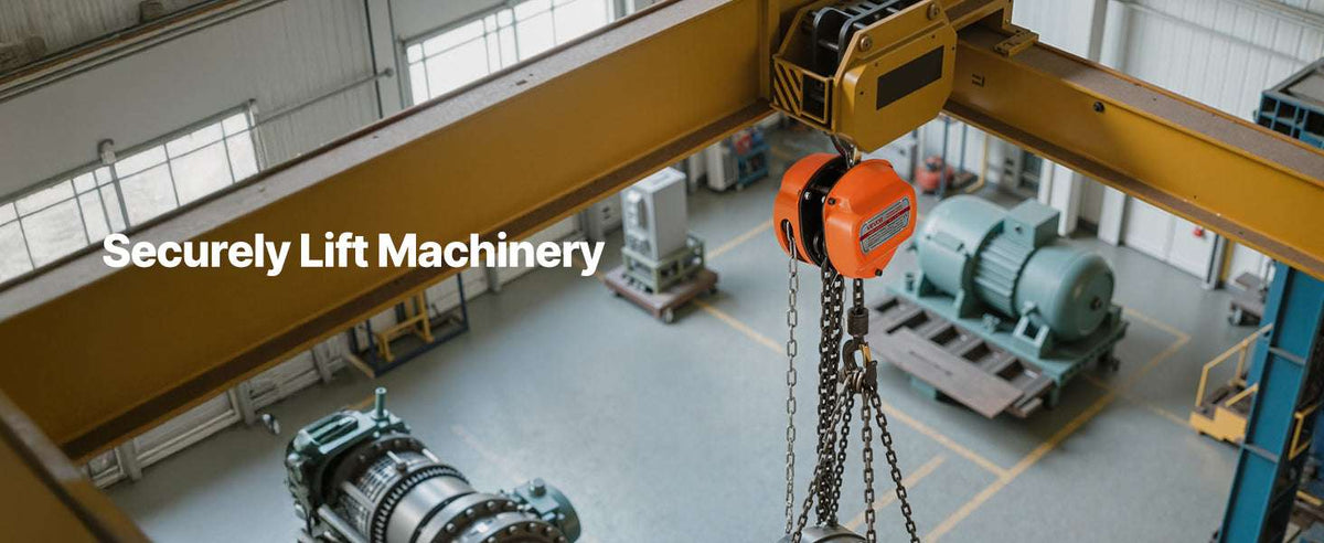 Manual Chain Hoist 1100–6600 lbs with G80 Chain, 10ft/20ft Lift-2T 20FT / United States