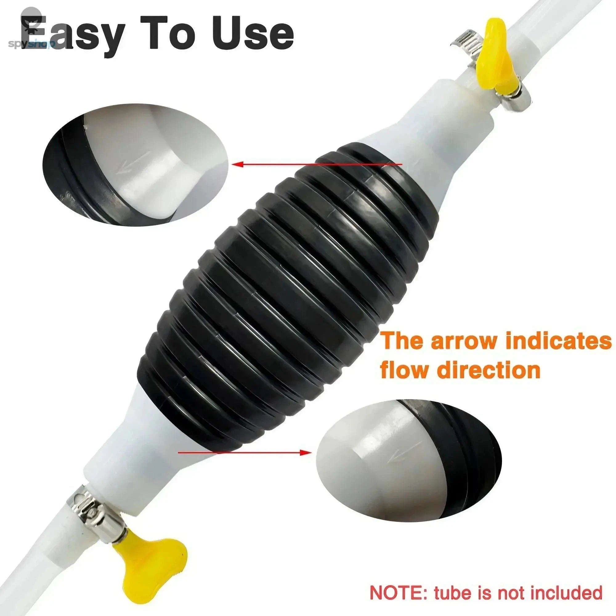 Manual Fuel Pump High Flow Siphon Transfer Tool-Default Title