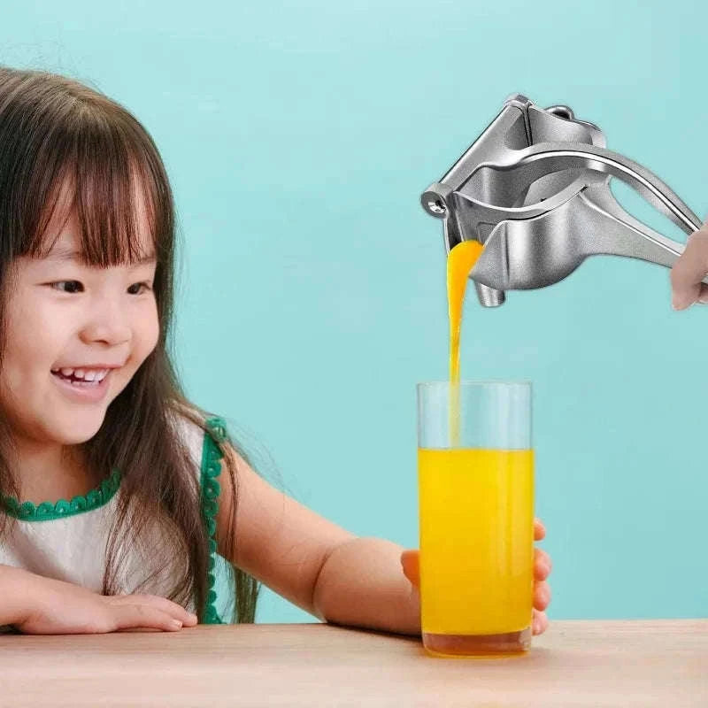 Manual Heavy-Duty Citrus Juicer for Fresh Juice at Home-Silver