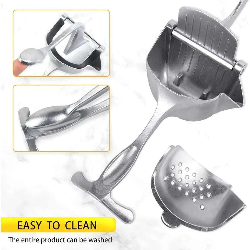 Manual Juicer Heavy-Duty Citrus Squeezer-Silver