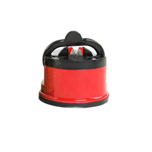 Manual Suction Knife Sharpener for Fast, Safe Blade Control-Red / M