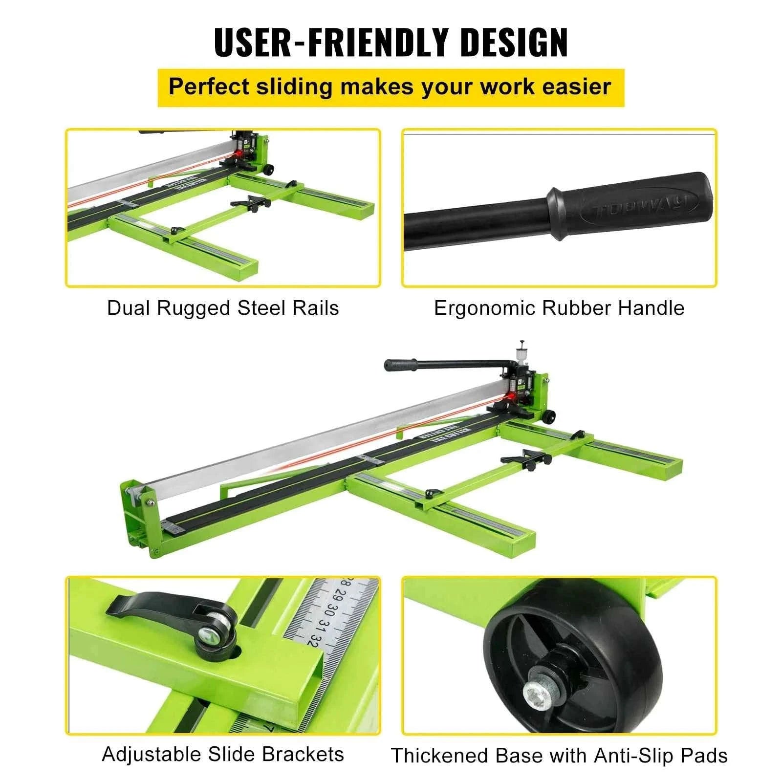 Manual Tile Cutter with Laser Guide and Spare Cutter-1.2M / Germany