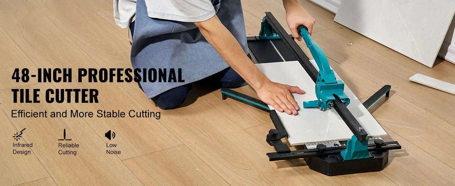 Manual Tile Cutter with Laser Positioning and Support Feet-france