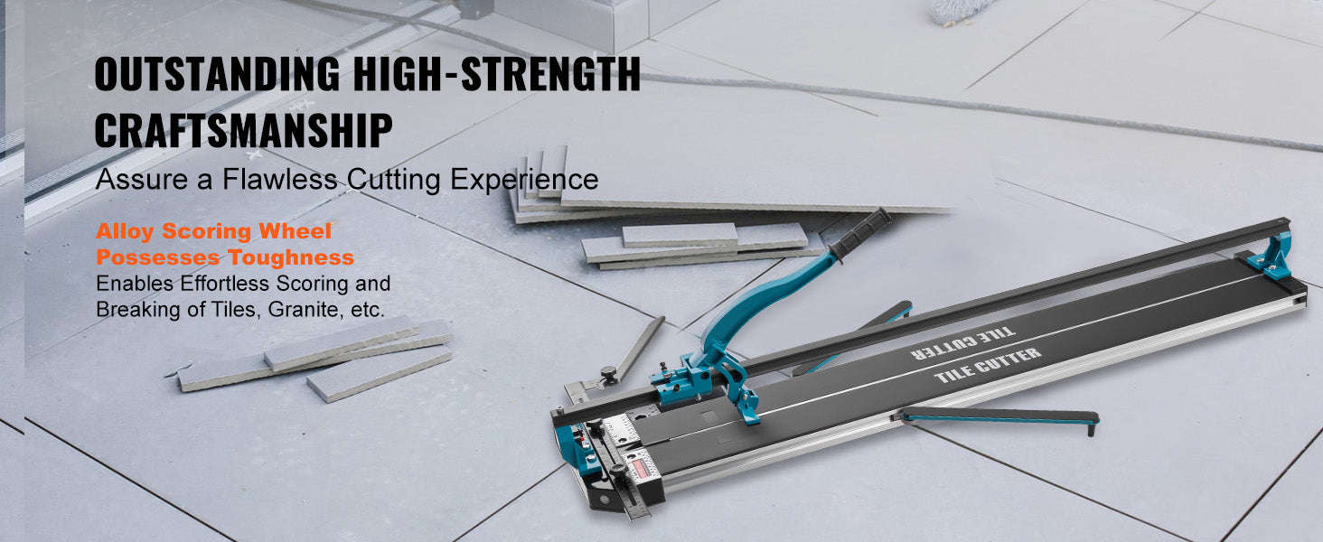 Manual Tile Cutter with Laser Positioning and Support Feet-france