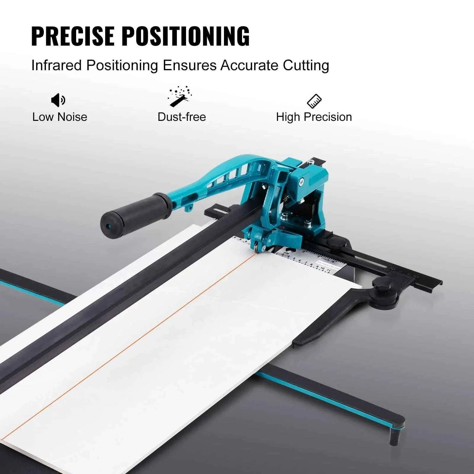 Manual Tile Cutter with Laser Positioning and Support Feet-france