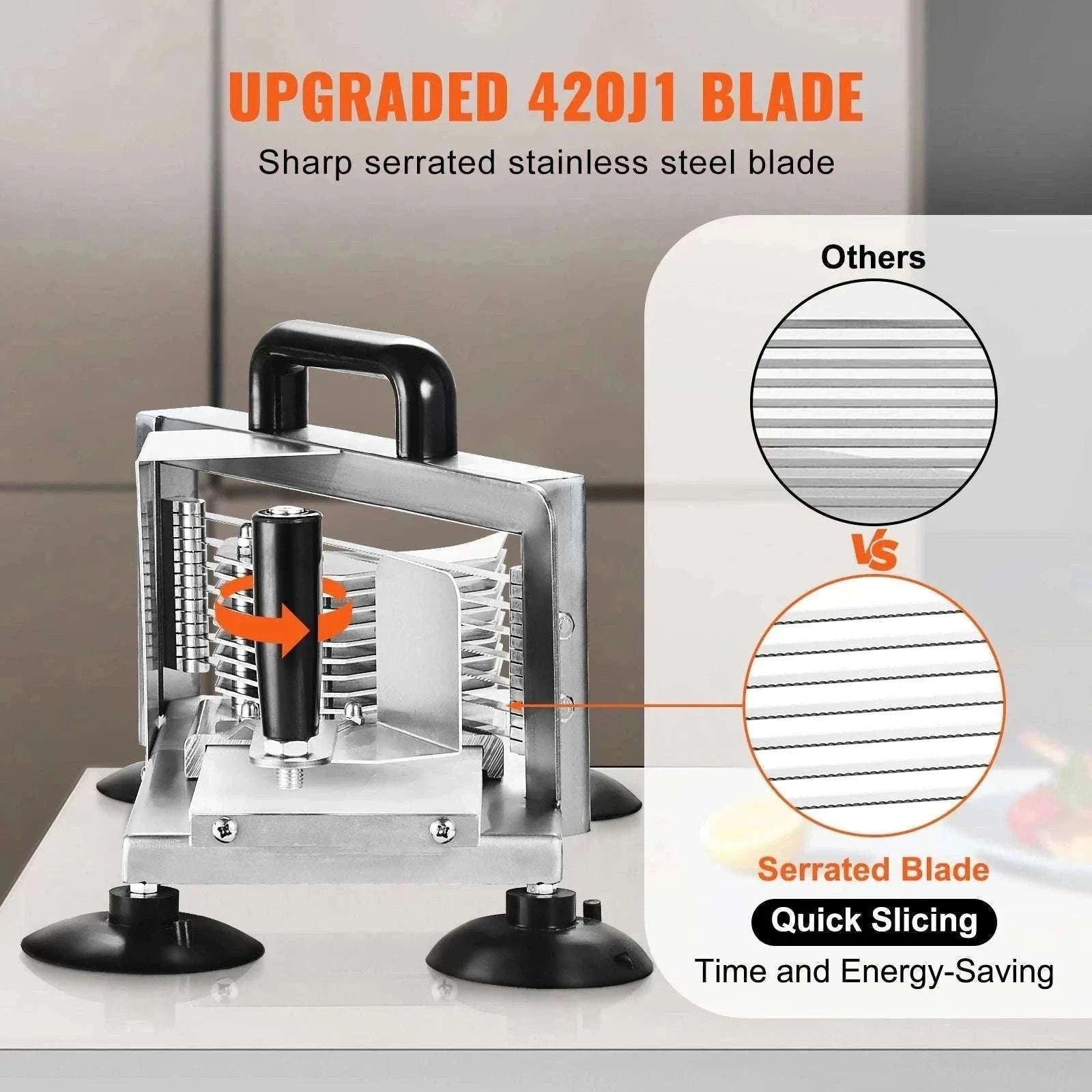 Manual Tomato Slicer with 3/16" Blades Stainless Steel Cutter-spain