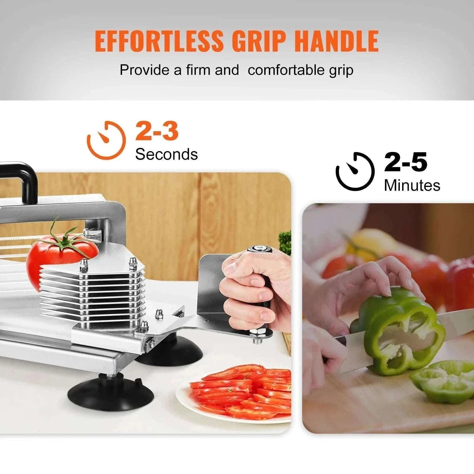 Manual Tomato Slicer with 3/16" Blades Stainless Steel Cutter-spain