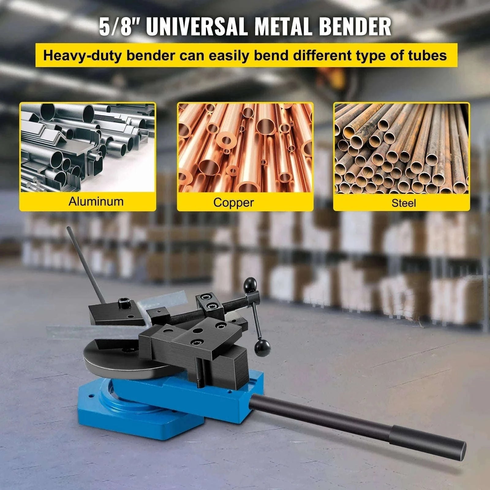 Manual Universal Metal Bender SBG-40 for Steel, Flat, Round & Square Bar-CZECH REPUBLIC