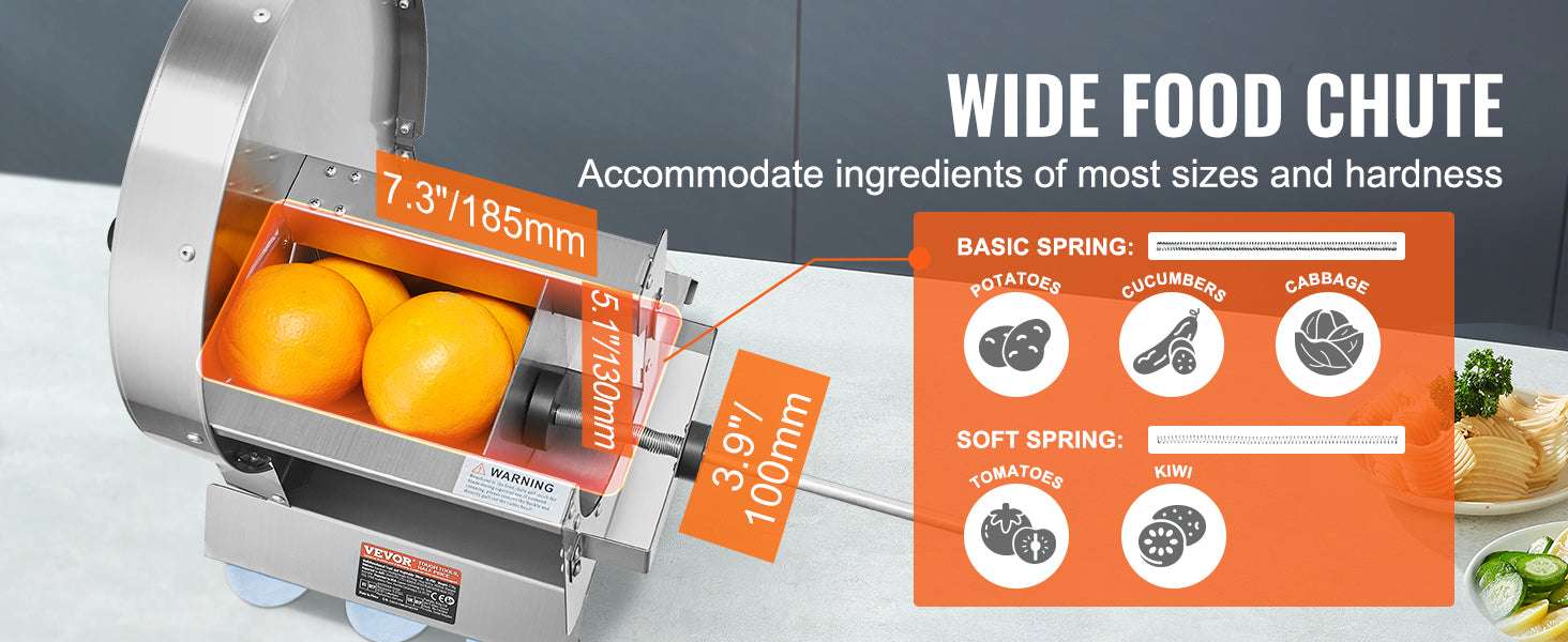 Manual Vegetable Slicer with Adjustable Thickness 0–12mm-horizontal / United States