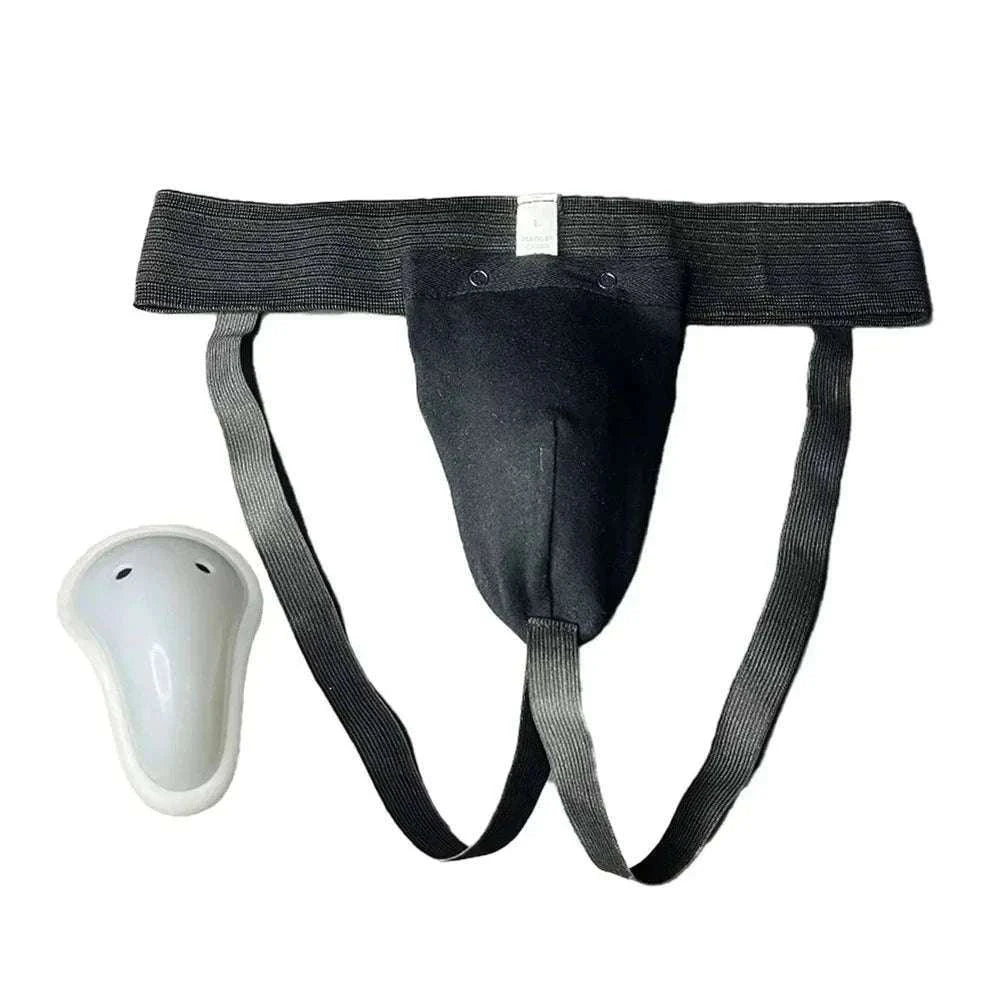Martial Arts Groin Guard Protective Cup for Training-White-1Pc / XS / China Mainland