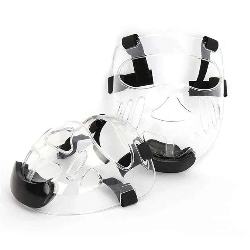 Martial Arts Protective Face Mask for Taekwondo and Airsoft Training-Beige / S 6-16 years old
