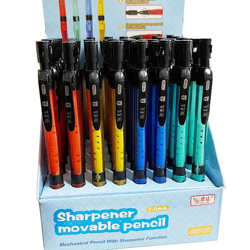 Mechanical Pencil Set 2.0mm with 2B Lead Refills-3pcs pens set B