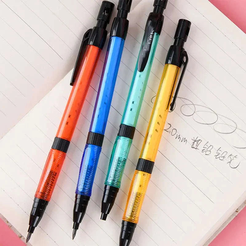 Mechanical Pencil Set 2.0mm with 2B Lead Refills-3pcs pens set B