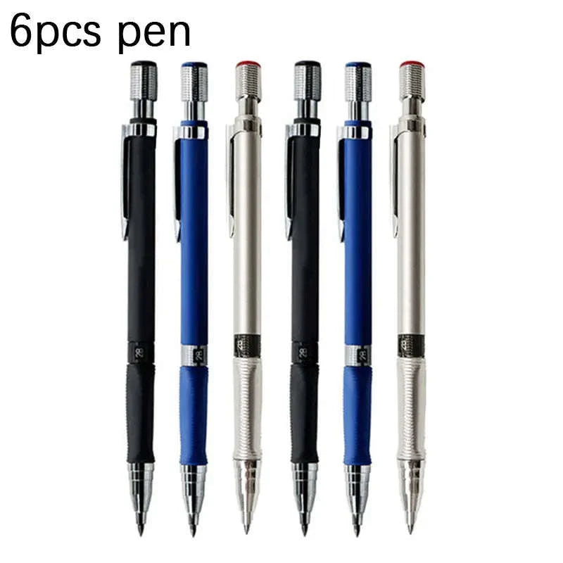 Mechanical Pencil Set 2.0mm with 2B Lead Refills-3pcs pens set B