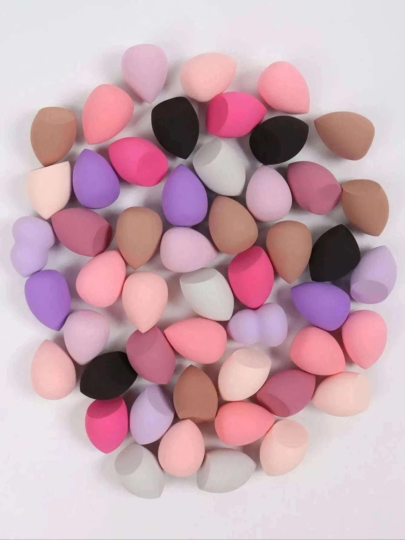 Medium Beauty Sponge Set for Smooth, Airbrushed Makeup-12Pcs