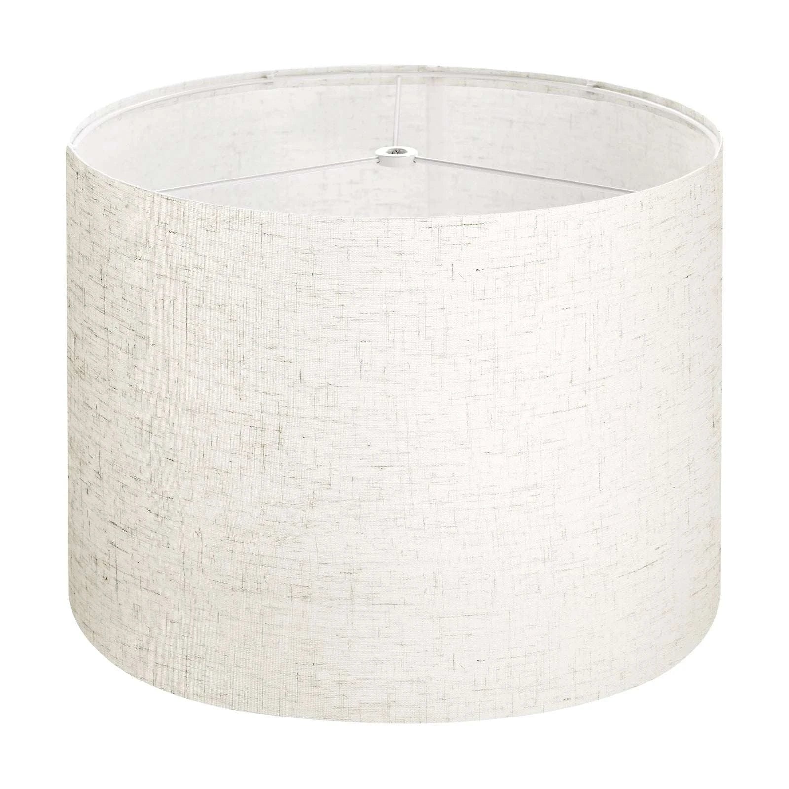 Medium Linen Drum Lamp Shade Replacement for Table Floor Lamps-2PCs White 16x12in / spain