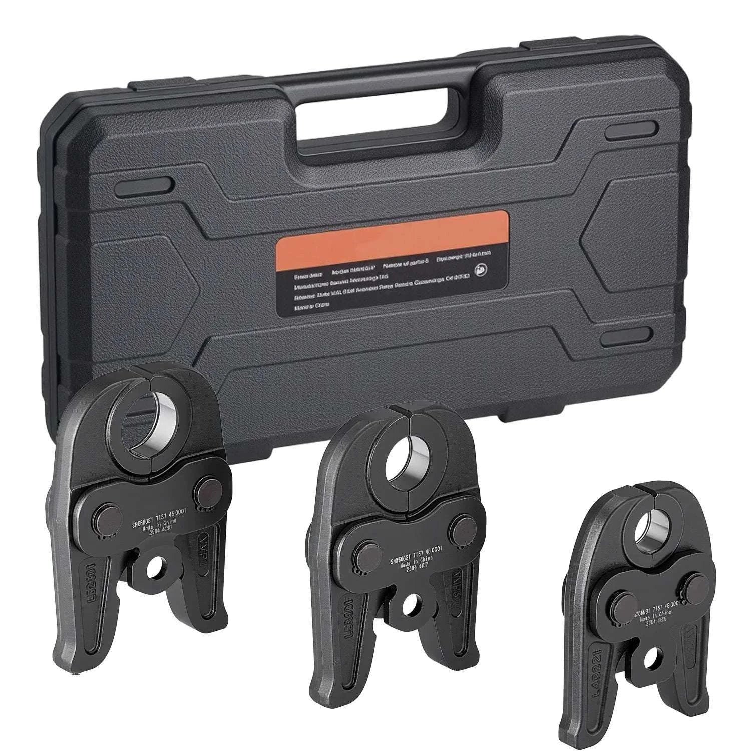 MegaPress Pressing Jaws Set 1/2", 3/4", 1" for Carbon Steel Pipes-3 PCS / United States